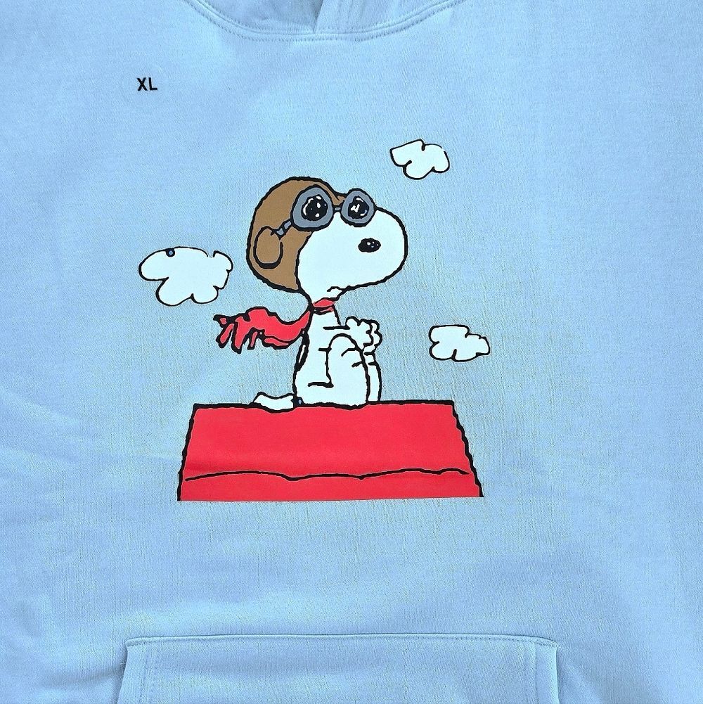 Peanuts🥜  "Snoopy World War I Flying Ace" Hoodie - NWT - Picture 3 of 13